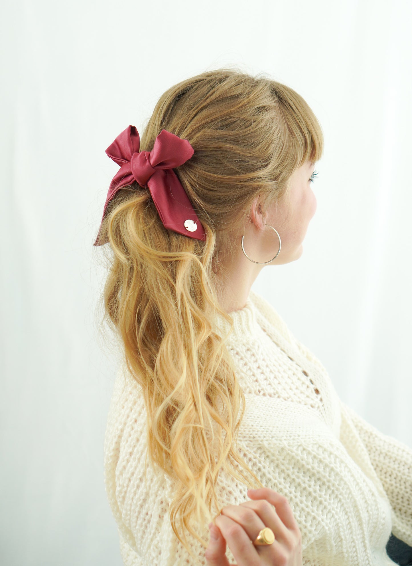 anzy foulard framboos