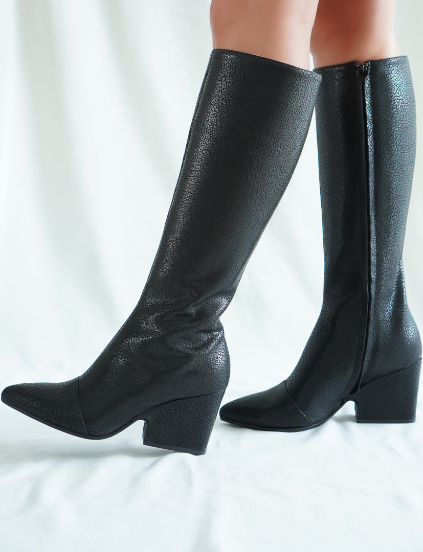 -60% Scarlet High Boots Nero